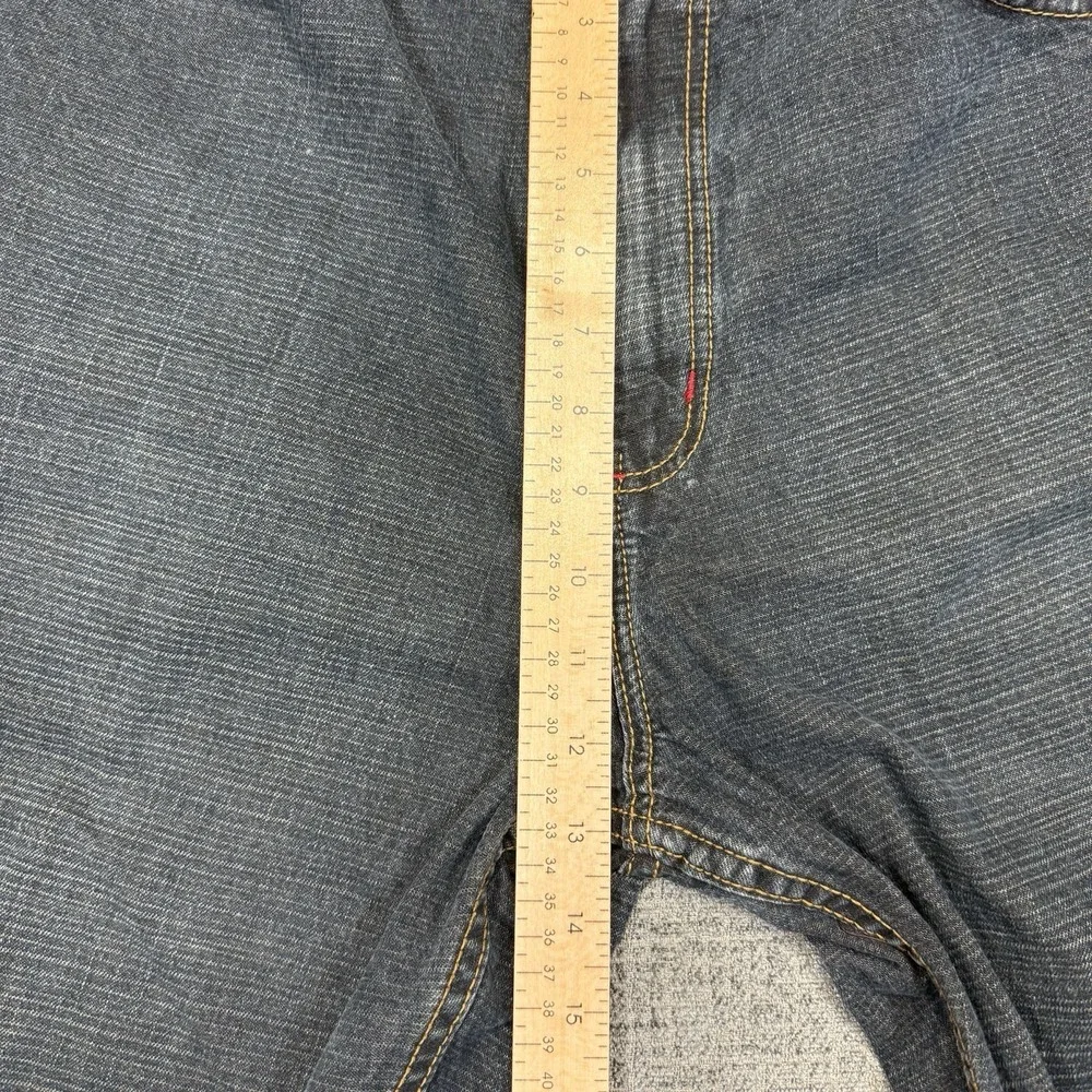 Sinister Brand Jeans Mens 36x30 Blue‎ Straight Leg Money Print Pocket Y2K VTG